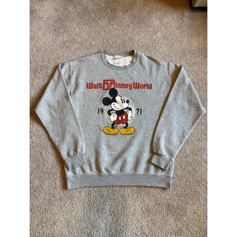 Walt Disney World Mickey Mouse Unisex Crewneck Sweatshirt Size Medium